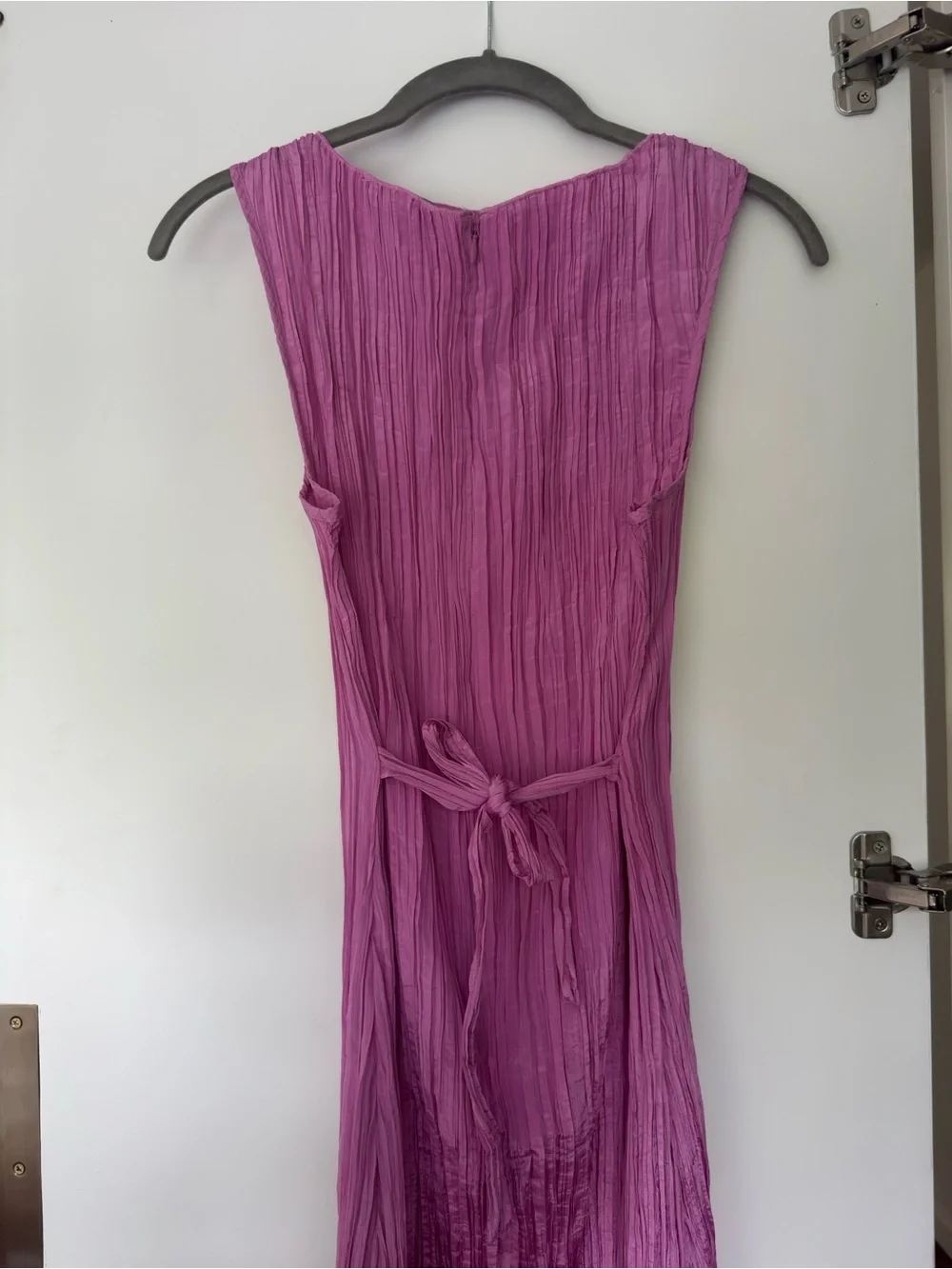 J Crew Sleeveless Pink/lilac Sheath Midi Dress